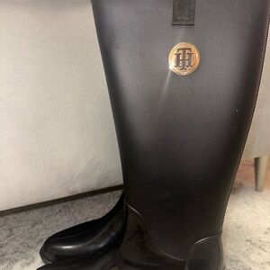 Tommy Hilfiger Black Over the Knee Boots